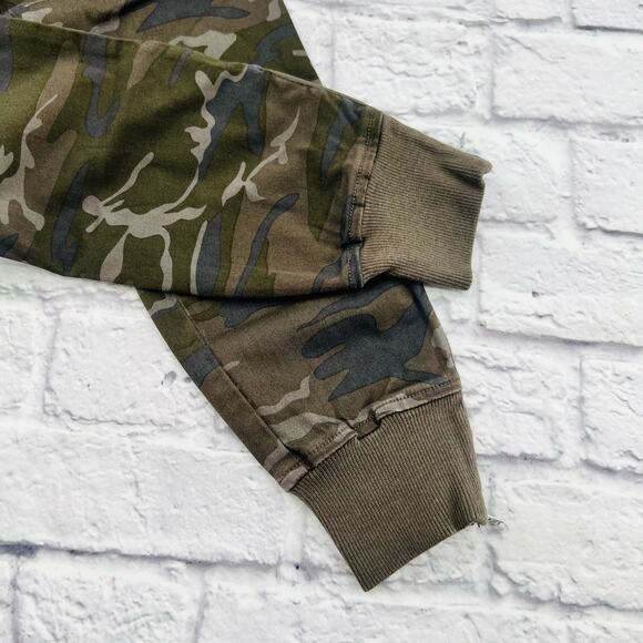 LEVEL 99 Women's Desert Cargo Camo Jogger Pants Size 25 Grey Mid Rise Stretch - Picture 7 of 12